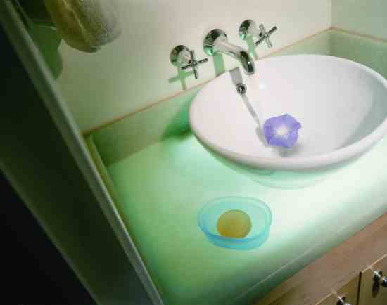New water-efficient plumbing fixtures blend beauty and practicality.